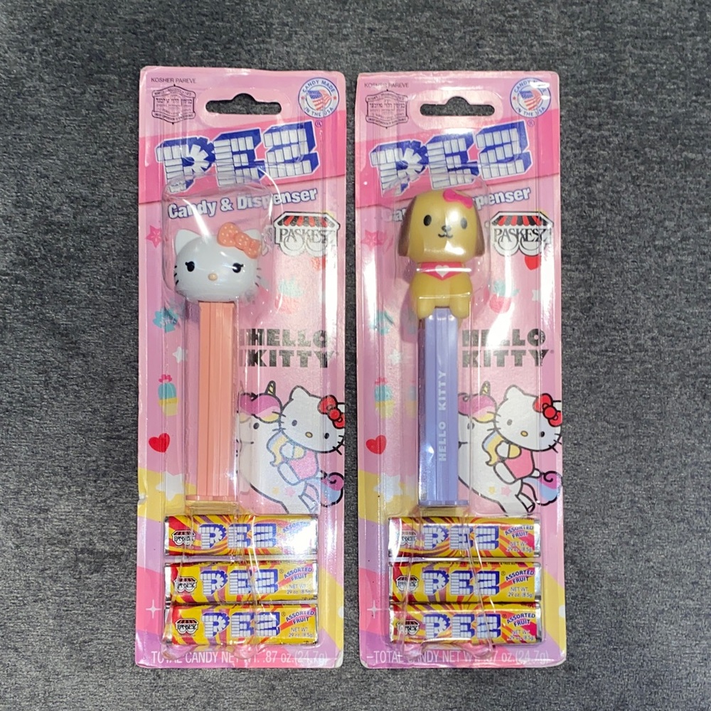 Hello Kitty Candy Dispenser Set - Pink and Purple